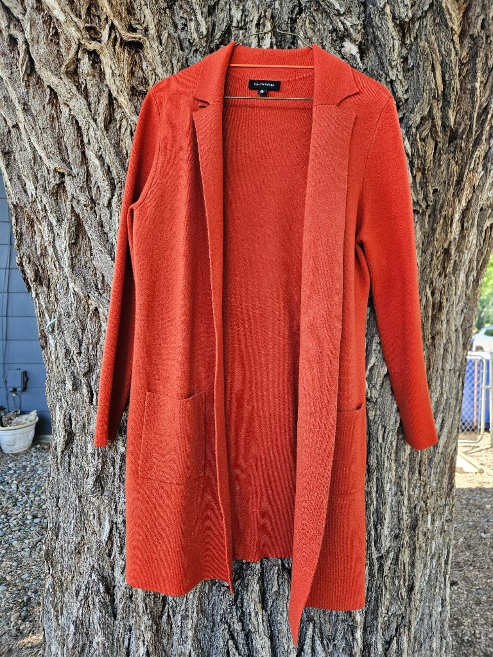 Calligraphie Long Knit Sweater Jacket Medium